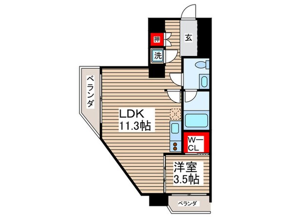 コンフォリア南砂町の物件間取画像